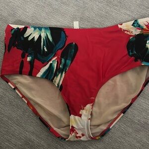 Cacique High Waisted Swim Bottom Lela Rose Print